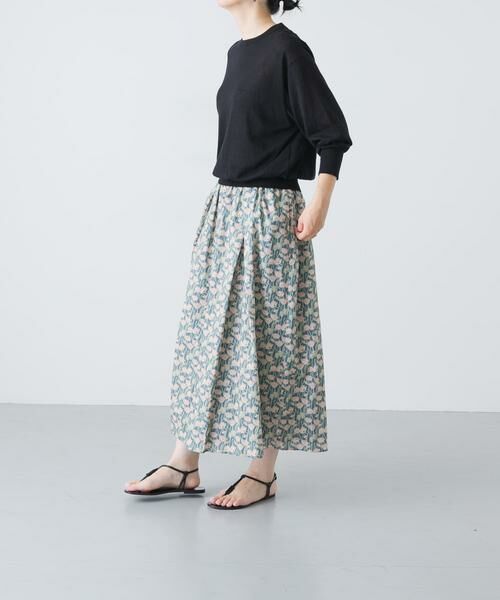 かぐれ / かぐれ ニット・セーター | コットンエアリー7分袖プルオーバー | 詳細4