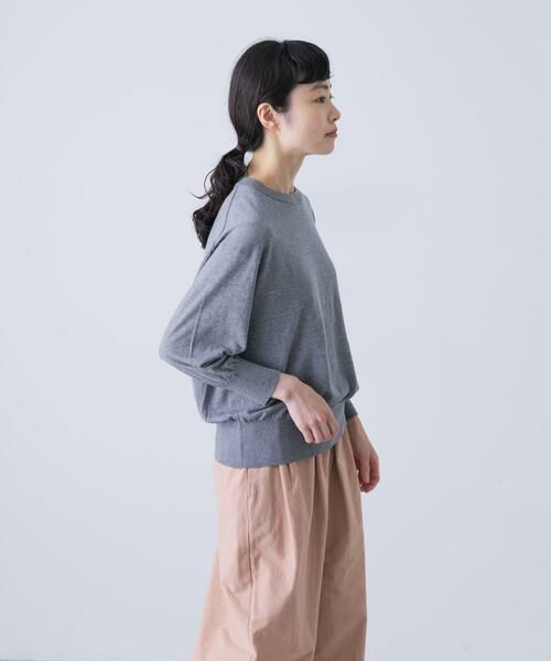 かぐれ / かぐれ ニット・セーター | コットンエアリー7分袖プルオーバー | 詳細14