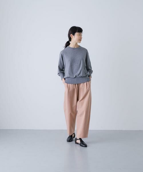 かぐれ / かぐれ ニット・セーター | コットンエアリー7分袖プルオーバー | 詳細16