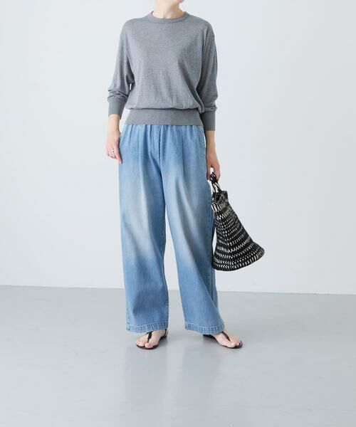 かぐれ / かぐれ ニット・セーター | コットンエアリー7分袖プルオーバー | 詳細19