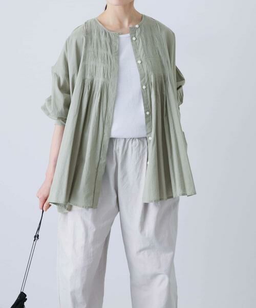 かぐれ / かぐれ シャツ・ブラウス | コットンピンタックブラウス | 詳細1