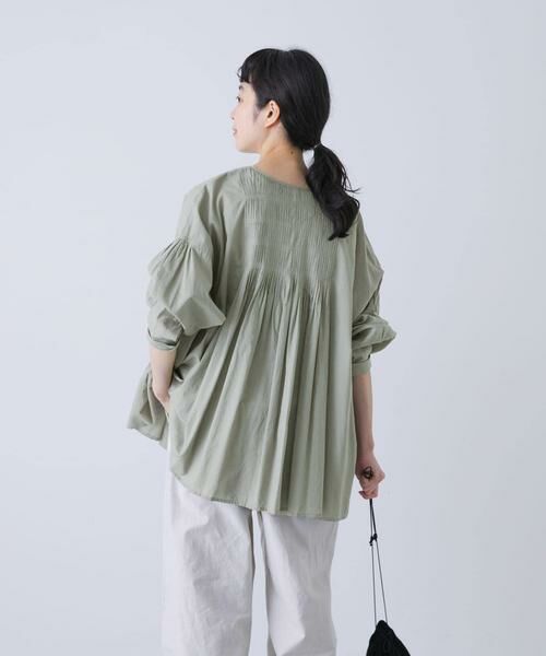 かぐれ / かぐれ シャツ・ブラウス | コットンピンタックブラウス | 詳細5