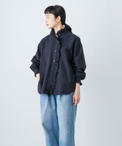 美品 かぐれ 25ss コットンレギュラーシャツ 羽織り ストライプ ゆったり かぐれ（シャツ/ブラウス(長袖/七分)）のフリマアイテム一覧