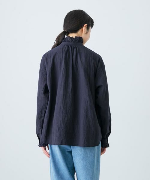 かぐれ / かぐれ シャツ・ブラウス | コットンリネンフリルカラーシャツ | 詳細10