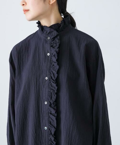 かぐれ / かぐれ シャツ・ブラウス | コットンリネンフリルカラーシャツ | 詳細11