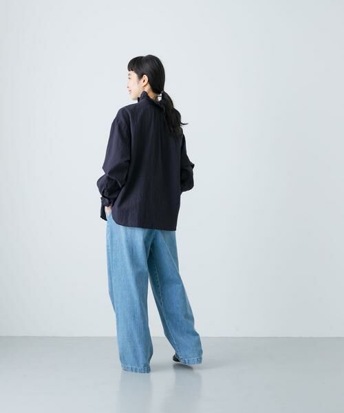 かぐれ / かぐれ シャツ・ブラウス | コットンリネンフリルカラーシャツ | 詳細7