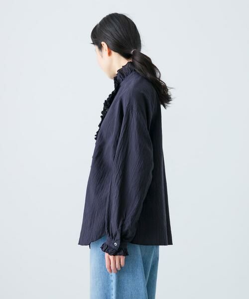 かぐれ / かぐれ シャツ・ブラウス | コットンリネンフリルカラーシャツ | 詳細9