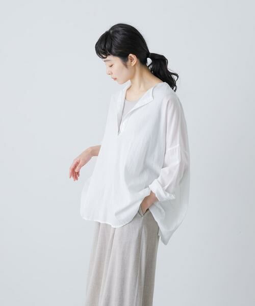 かぐれ / かぐれ シャツ・ブラウス | ボイルワイドプルオーバー | 詳細2