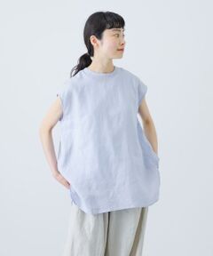 リネンフレンチクルーネック