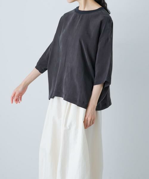 かぐれ / かぐれ Tシャツ | キュプラプルオーバー（チャコールグレー）