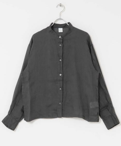 かぐれ / かぐれ シャツ・ブラウス | ラミースタンドカラーショートシャツ | 詳細8