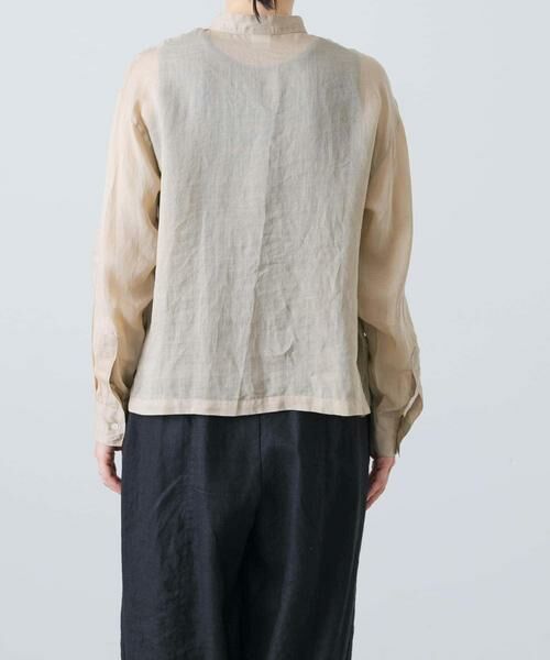 かぐれ / かぐれ シャツ・ブラウス | ラミースタンドカラーショートシャツ | 詳細18