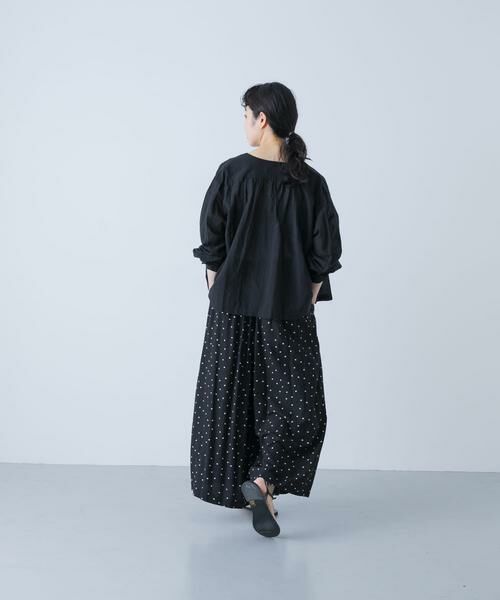 かぐれ / かぐれ シャツ・ブラウス | コットンリネンワッシャーフリルブラウス | 詳細4