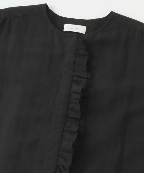 かぐれ / かぐれ シャツ・ブラウス | コットンリネンワッシャーフリルブラウス | 詳細9