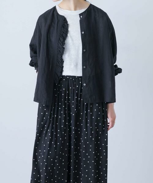 かぐれ kagure ノーカラーブラウスワンピース オーバーサイズ 黒 ブラック 楽天市場】刺繍ギャザーワンピース／かぐれ（kagure） : 丸井