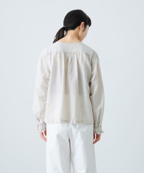 かぐれ / かぐれ シャツ・ブラウス | コットンリネンワッシャーフリルブラウス | 詳細22