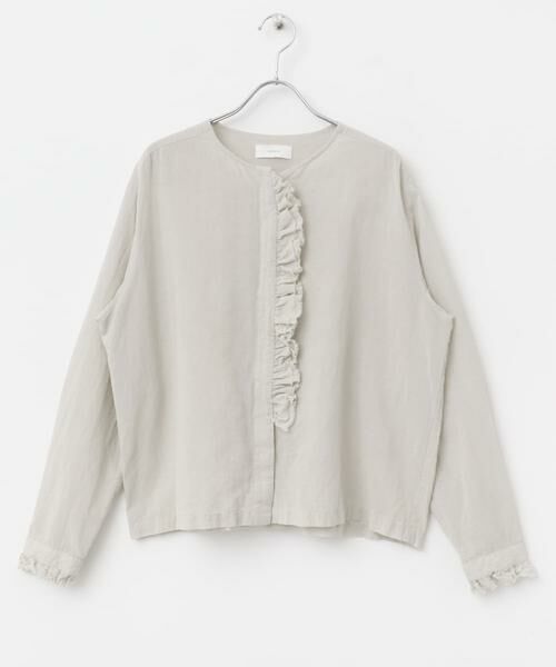 かぐれ / かぐれ シャツ・ブラウス | コットンリネンワッシャーフリルブラウス | 詳細24