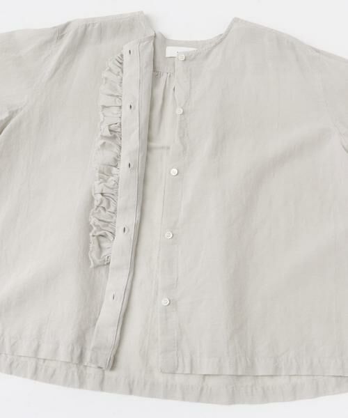 かぐれ / かぐれ シャツ・ブラウス | コットンリネンワッシャーフリルブラウス | 詳細25