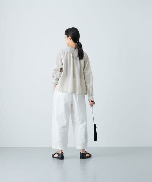 かぐれ / かぐれ シャツ・ブラウス | コットンリネンワッシャーフリルブラウス | 詳細18