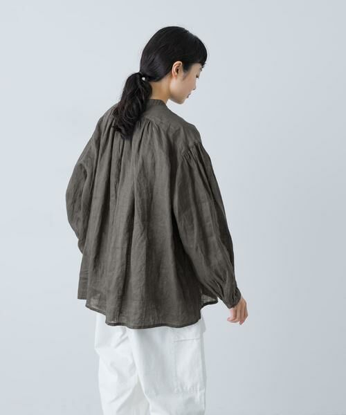 かぐれ / かぐれ シャツ・ブラウス | リネンスモックブラウス | 詳細10