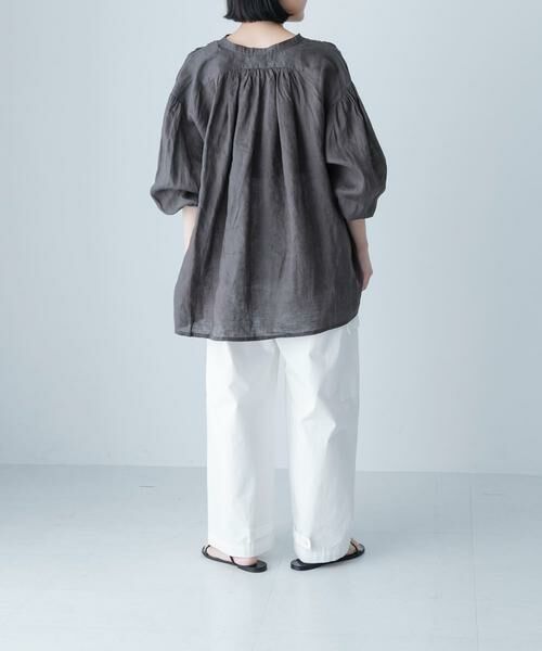 かぐれ / かぐれ シャツ・ブラウス | リネンスモックブラウス | 詳細5