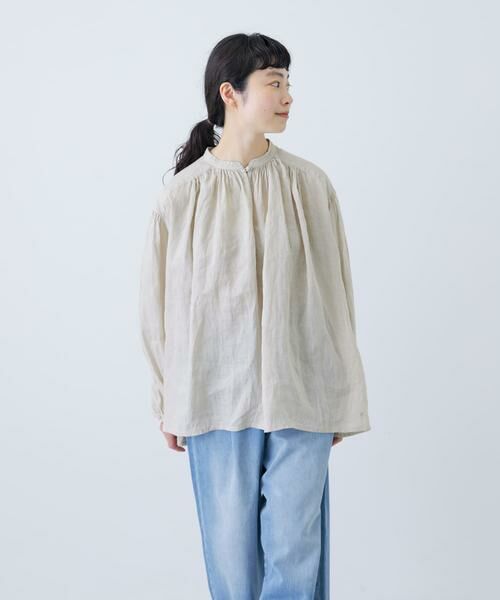 かぐれ / かぐれ シャツ・ブラウス | リネンスモックブラウス | 詳細17