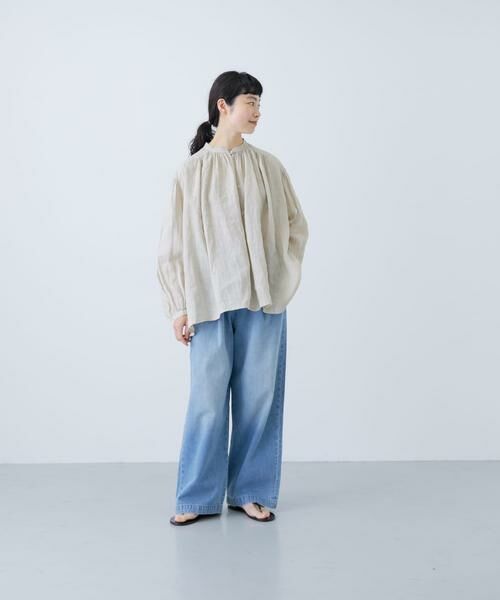 かぐれ / かぐれ シャツ・ブラウス | リネンスモックブラウス | 詳細20
