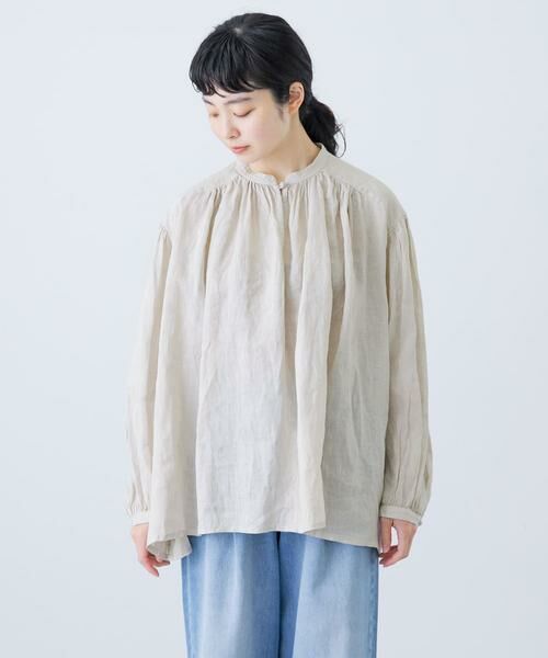 かぐれ / かぐれ シャツ・ブラウス | リネンスモックブラウス | 詳細24