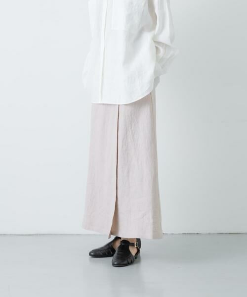 かぐれ / かぐれ スカート | リネンラミーラップスカート | 詳細1