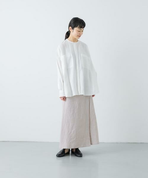 かぐれ / かぐれ スカート | リネンラミーラップスカート | 詳細2