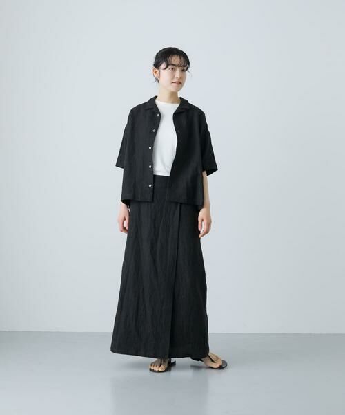 かぐれ / かぐれ スカート | リネンラミーラップスカート | 詳細26