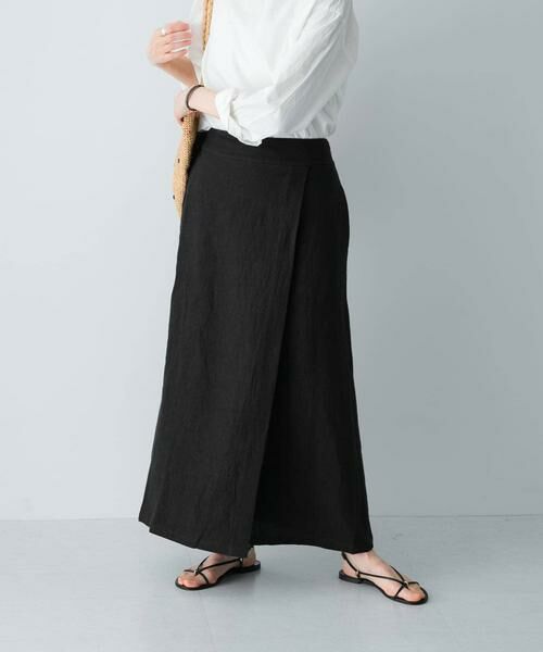 かぐれ / かぐれ スカート | リネンラミーラップスカート | 詳細16