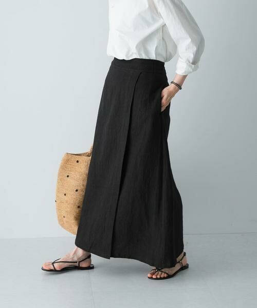 かぐれ / かぐれ スカート | リネンラミーラップスカート | 詳細17
