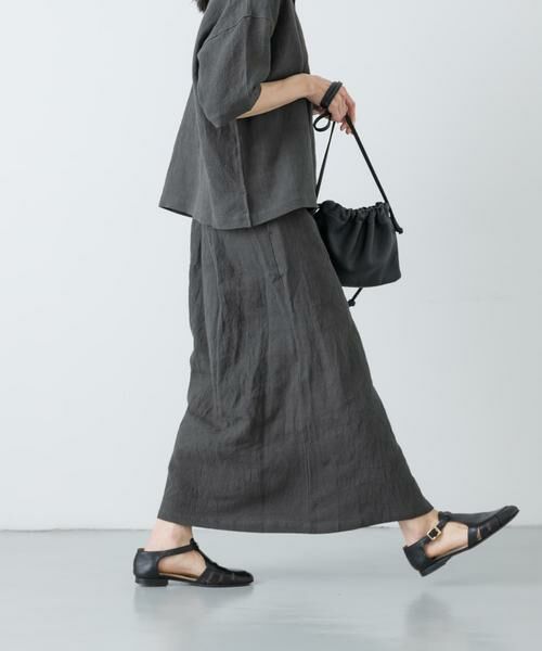 かぐれ / かぐれ スカート | リネンラミーラップスカート | 詳細29