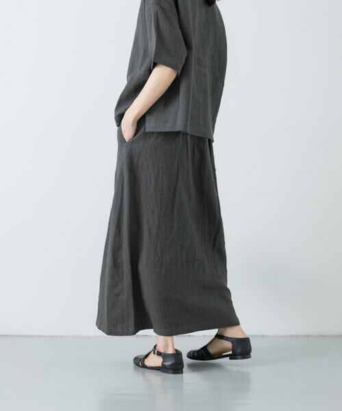 かぐれ / かぐれ スカート | リネンラミーラップスカート | 詳細30