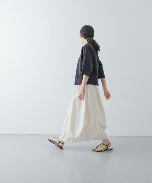 かぐれ / かぐれ スカート | コットンリネンコクーンスカート | 詳細5