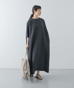 かぐれ / かぐれ ワンピース | 『2サイズ展開』リネンレーヨンワイドワンピース