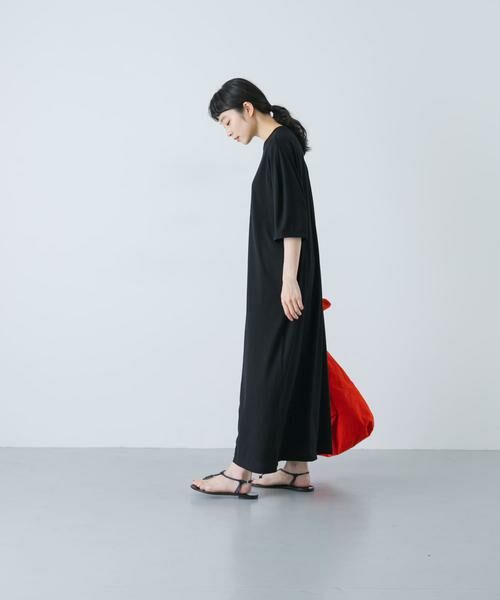 かぐれ / かぐれ ワンピース | 『2サイズ展開』コクーンスリーブストレートワンピース | 詳細4