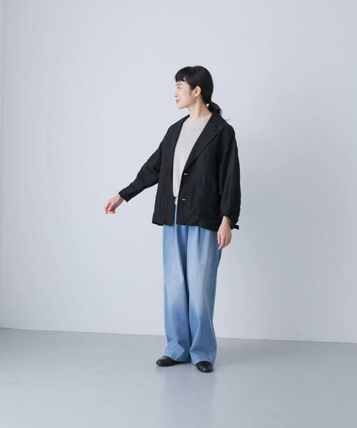 かぐれ / かぐれ その他アウター | リネンレーヨンテーラードジャケット | 詳細2