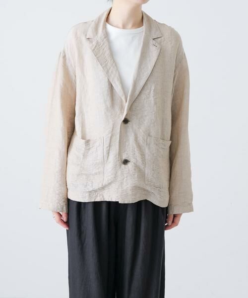 かぐれ / かぐれ その他アウター | リネンレーヨンテーラードジャケット | 詳細21