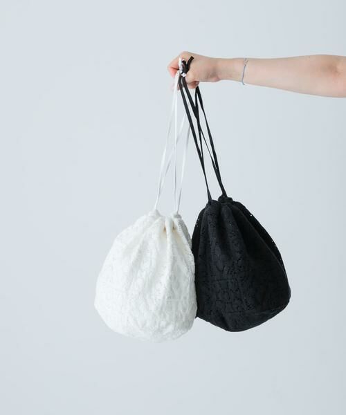 かぐれ / かぐれ バッグ | コットンレース巾着バッグ | 詳細2