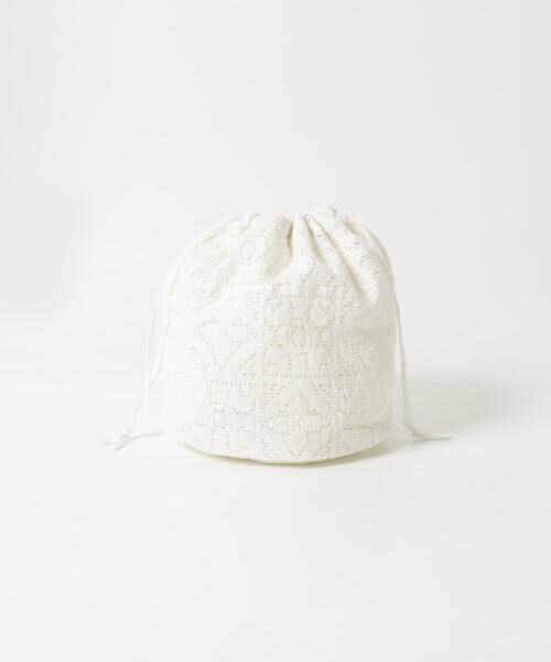 かぐれ / かぐれ バッグ | コットンレース巾着バッグ | 詳細3