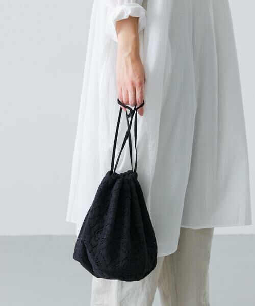 かぐれ / かぐれ バッグ | コットンレース巾着バッグ | 詳細5