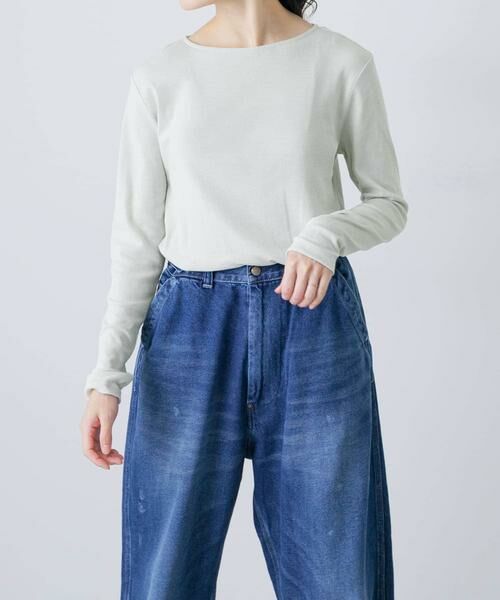 かぐれ / かぐれ Tシャツ | ハイツイストコットンボートカットソー | 詳細1