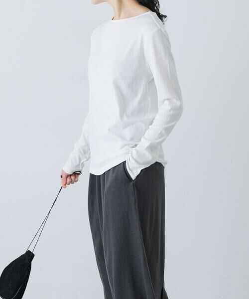 かぐれ / かぐれ Tシャツ | ハイツイストコットンボートカットソー | 詳細15