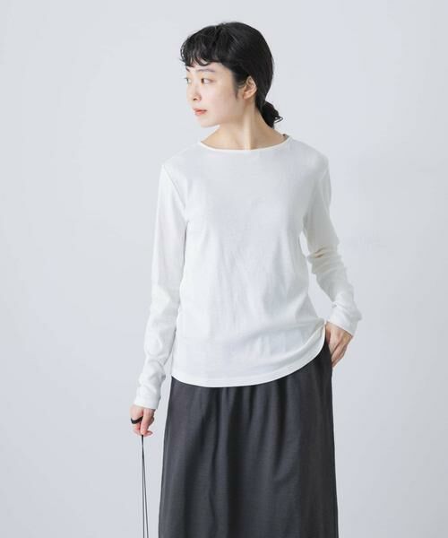 かぐれ / かぐれ Tシャツ | ハイツイストコットンボートカットソー | 詳細16