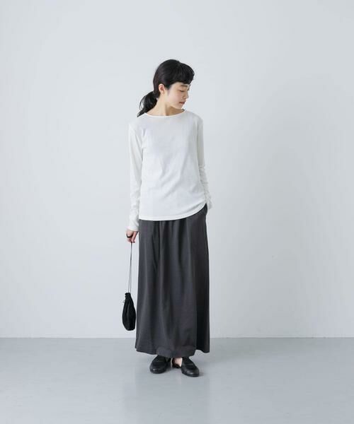 かぐれ / かぐれ Tシャツ | ハイツイストコットンボートカットソー | 詳細18