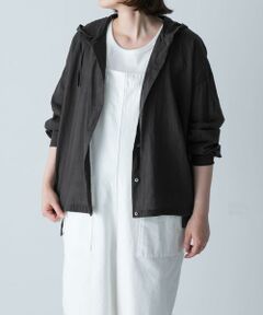 かぐれ / かぐれ シャツ・ブラウス | コットンシルクシアーフーディシャツ