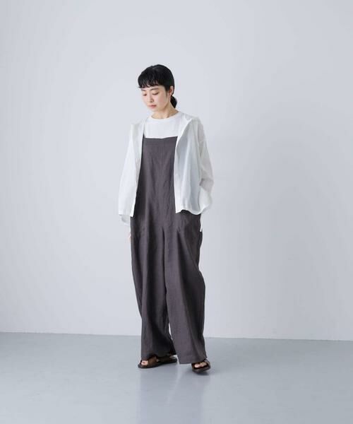 かぐれ / かぐれ シャツ・ブラウス | コットンシルクシアーフーディシャツ | 詳細4