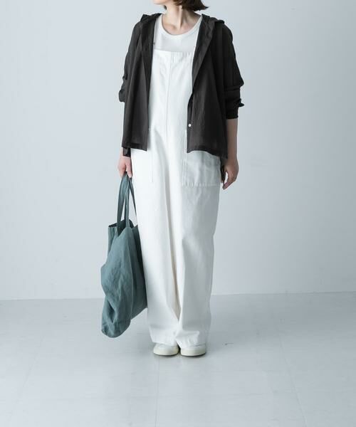 かぐれ / かぐれ シャツ・ブラウス | コットンシルクシアーフーディシャツ | 詳細16